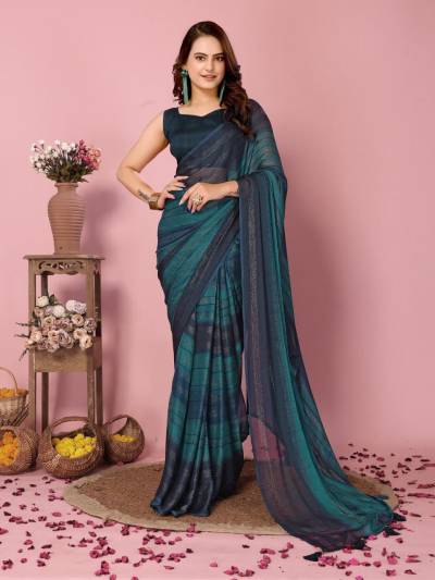 CM 738 BY SAGAR IMPEX NAYLON PRINTED SAREE SUPPLIER IN INDIA